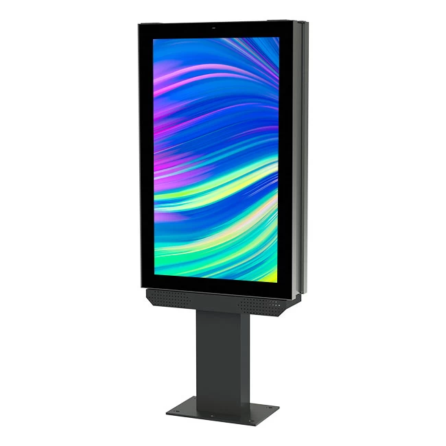 Outdoor High Brightness Digital Signage - Waterproof IP65 Display Kiosk with Sunlight Readable Panel for Street and Transit Use